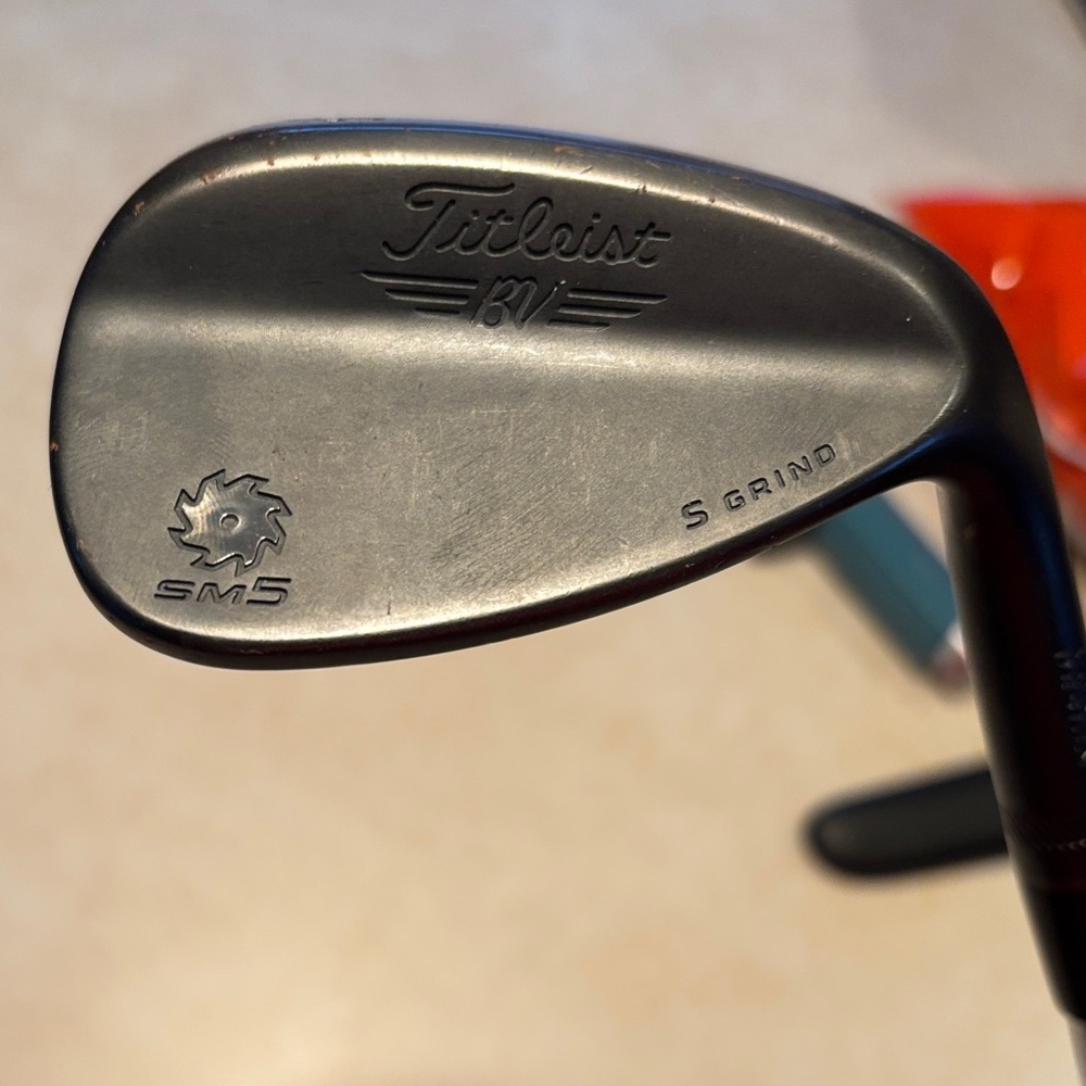 Titleist SM5 S Grind Wedge - Black